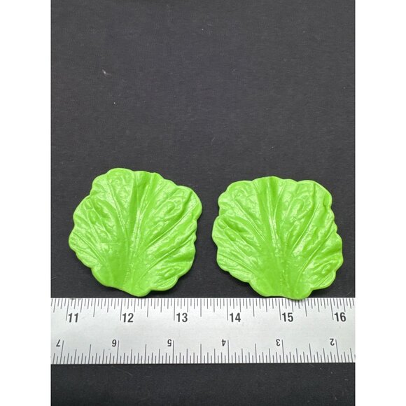 Vintage 1980s Toy Play Food Plastic Sandwich Set With Lettuce Cheese Pickles & M - Picture 5 of 8